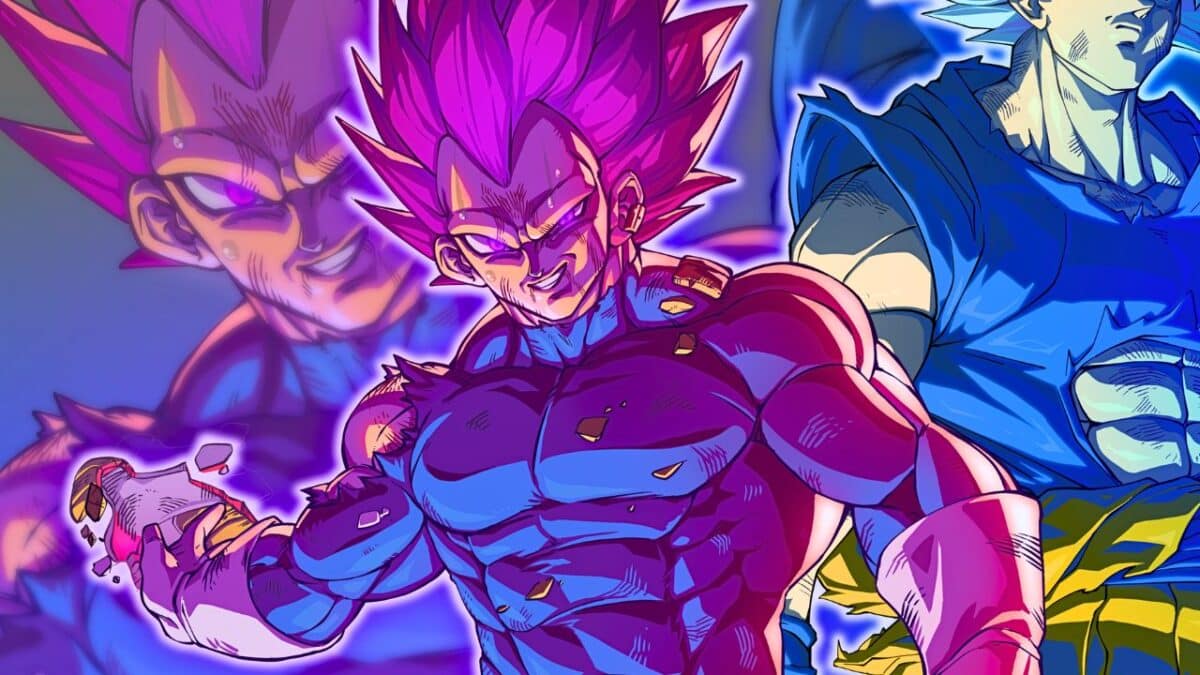 Vegeta ultra ego dragon ball super avec goku ui