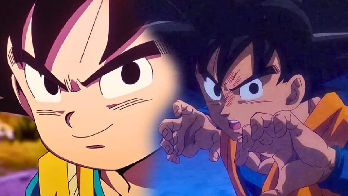 dragon ball daima goku petit et grand