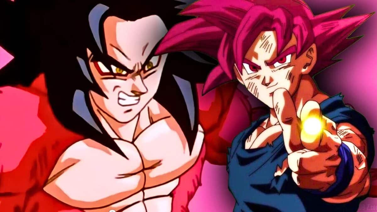 dragon ball gt god et ssj4 super