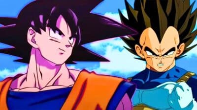 goku et vegeta duel rival