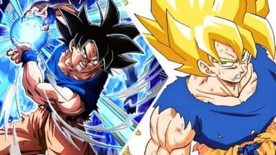 goku dragon ball super ultra instinct et ssj1