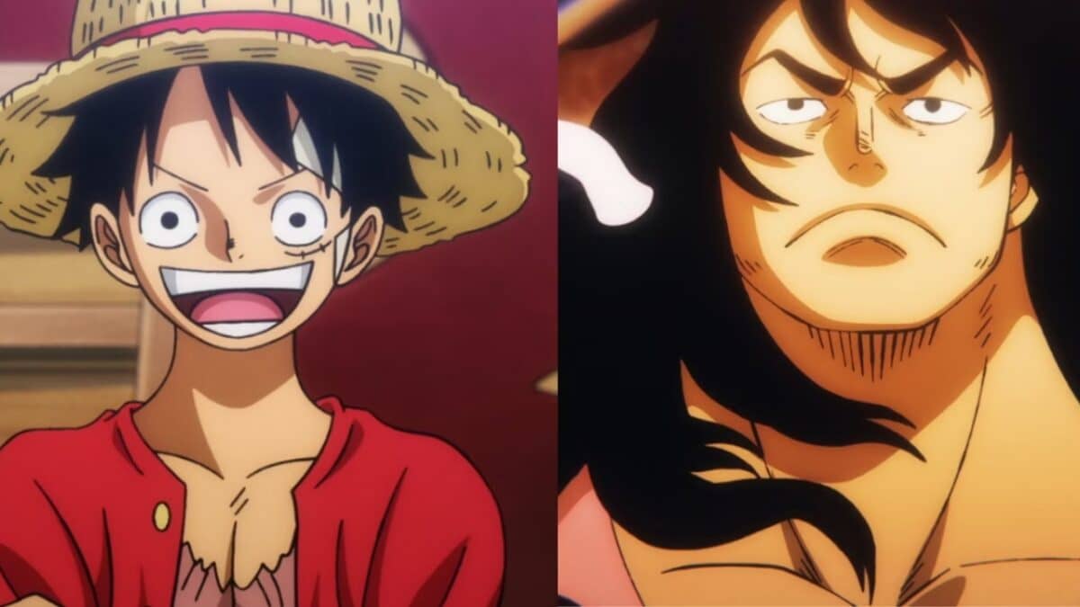 one piece 1085 momonosuke et luffy