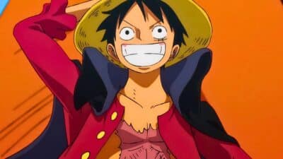 one piece luffy sourit