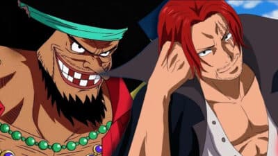 shanks et barbe noire affrontement