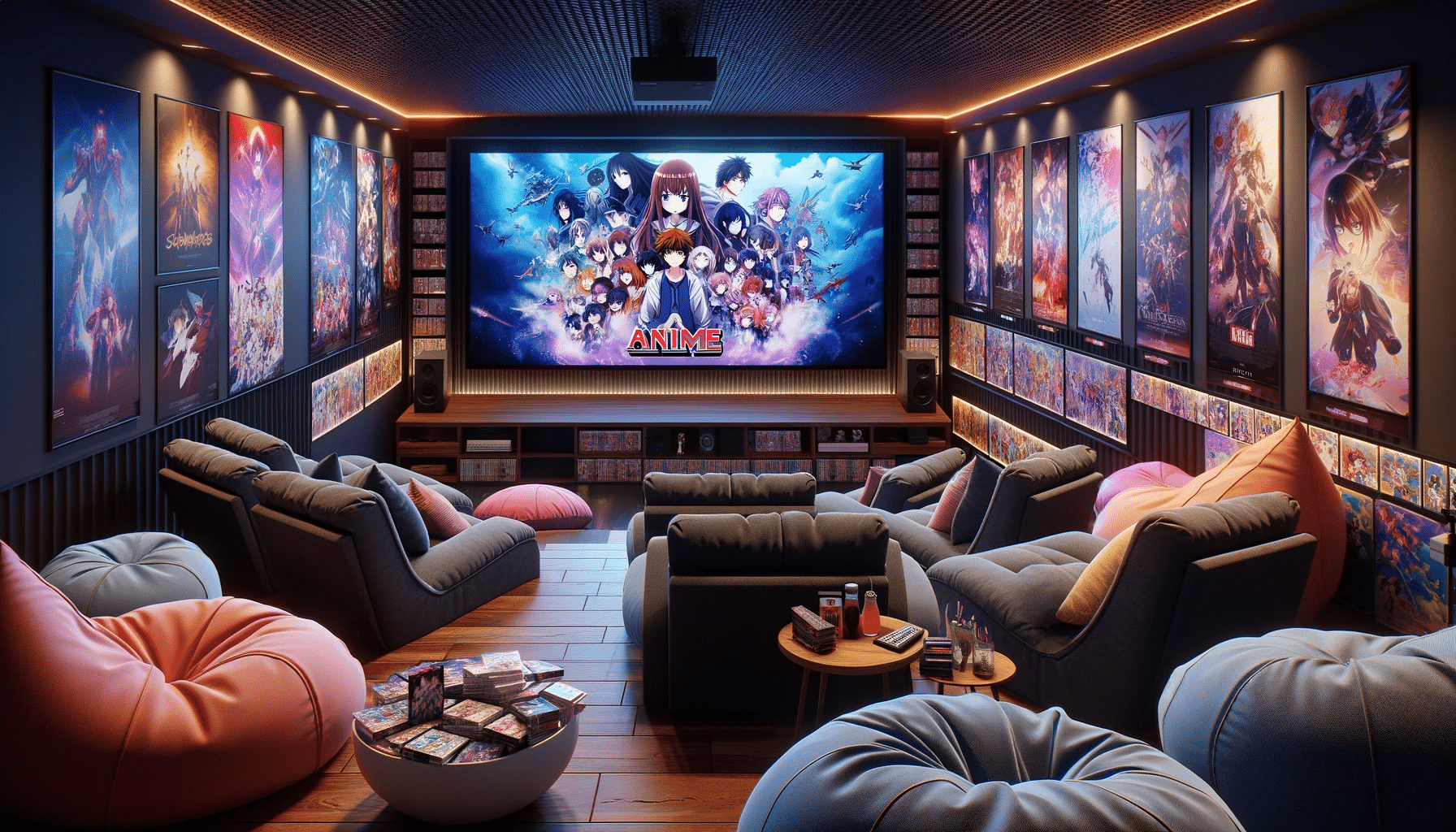 Cinéma à domicile pour animes