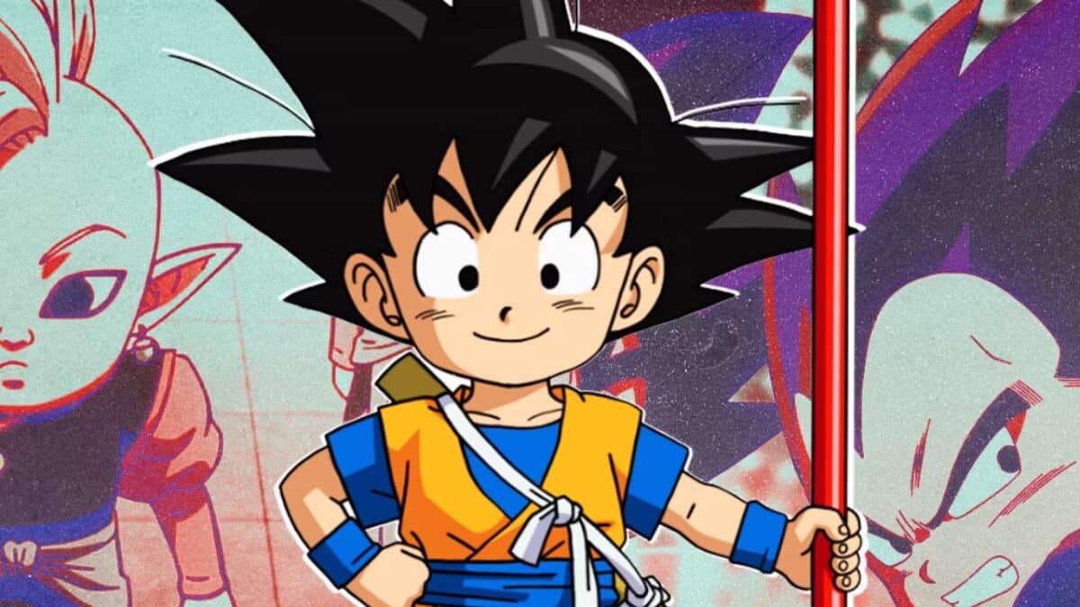 dragon ball daima goku sur fond