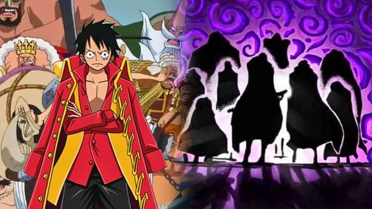 luffy et les chevaliers divins one piece