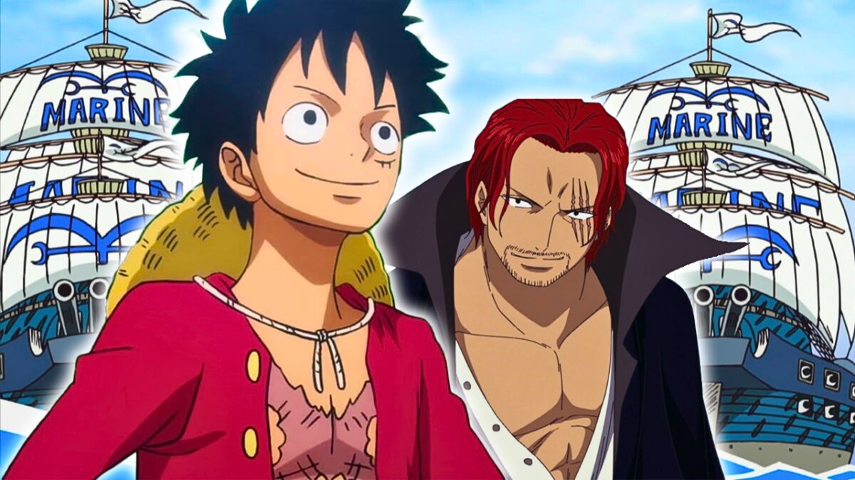 luffy shanks buster call marine