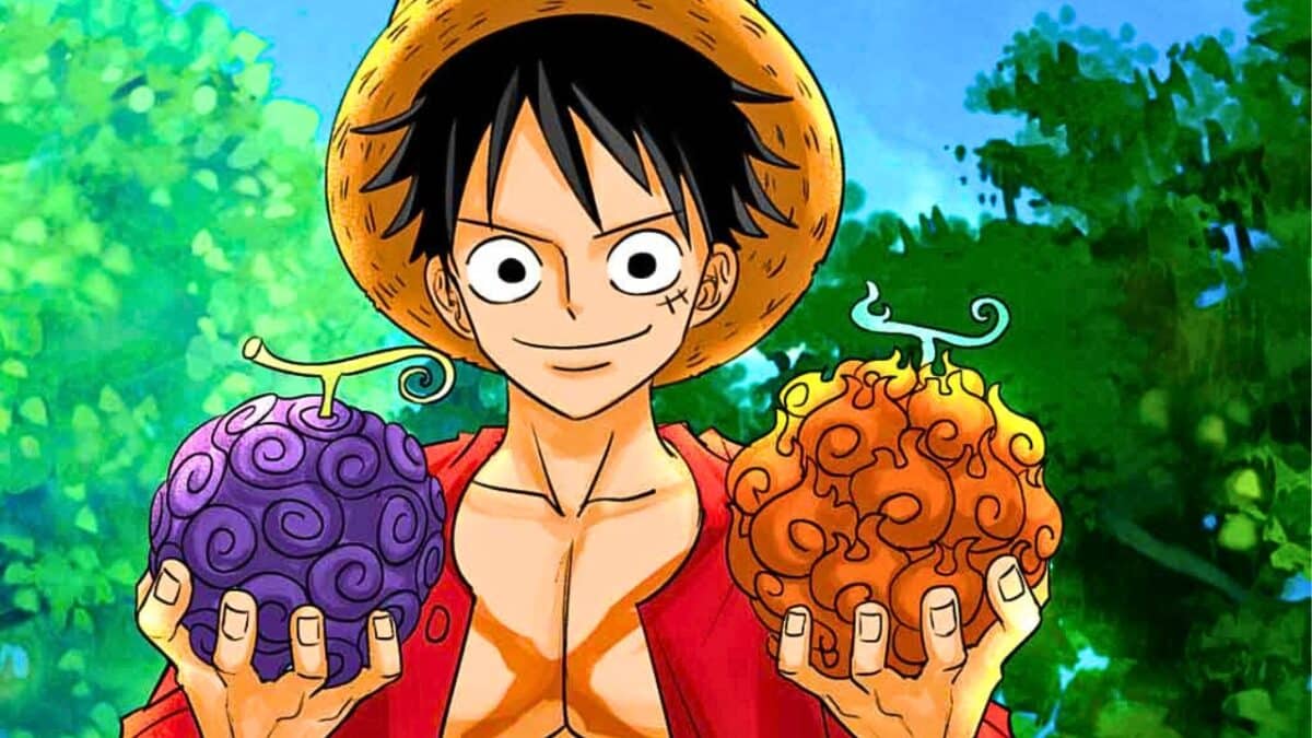 one piece luffy double fruits demon