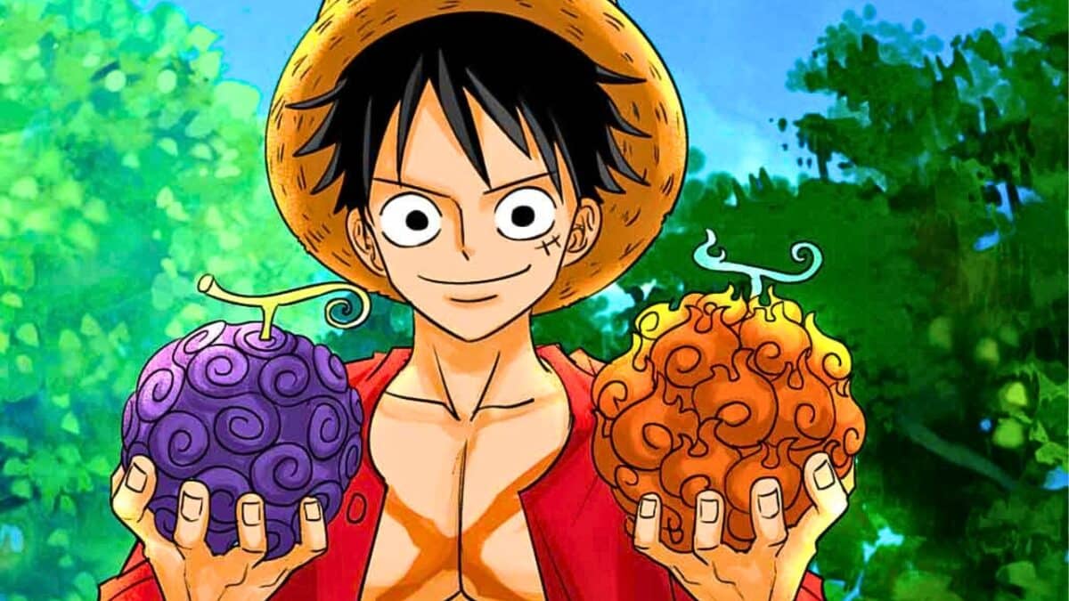 one piece luffy double fruits demon