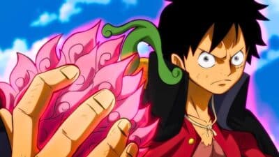 one piece luffy fruit du demon en main