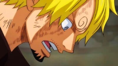 sanji regarde le sol