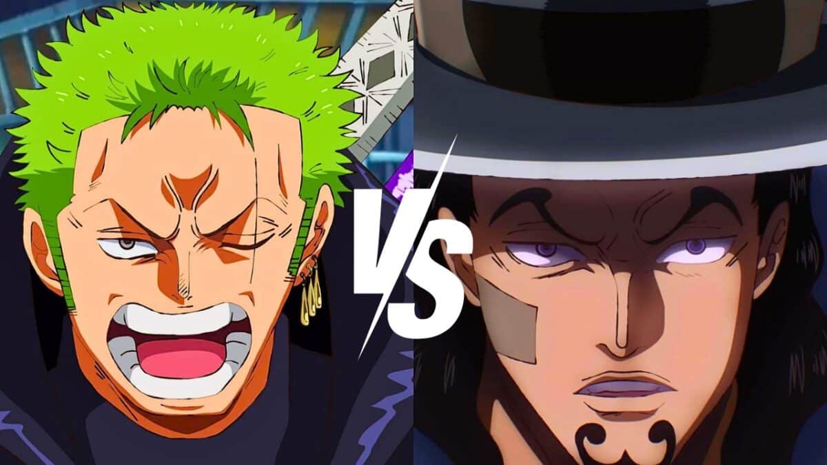 zoro vs lucci one piece