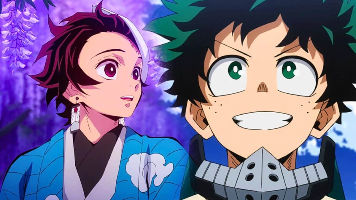 demon slayer tanjiro et deku