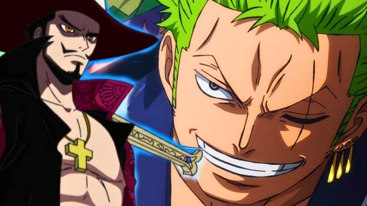 zoro combat mihawk