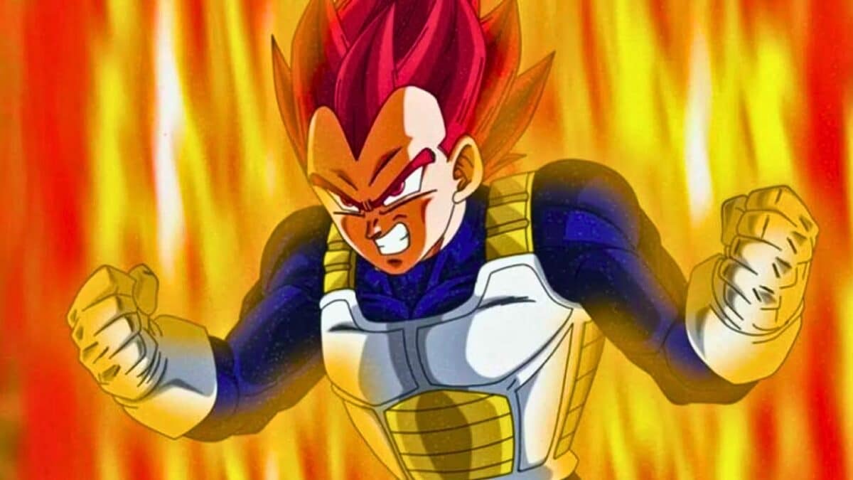 vegeta god saiyan