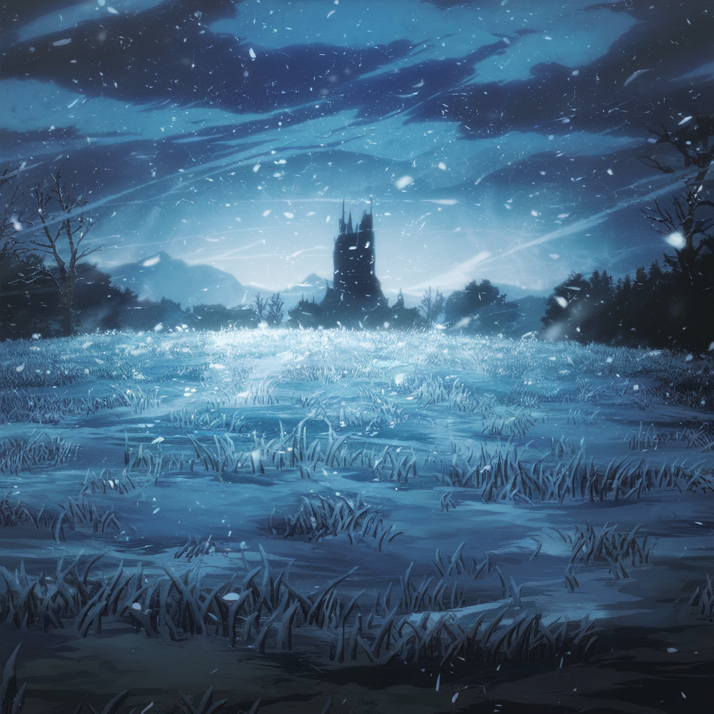 Paysage enneigé et silhouette mystérieuse, évocation du titre de l’épisode